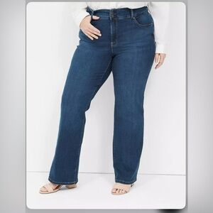 Lane Bryant: High Rise Straight Leg Jean, Long